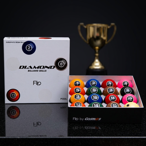Bolas de Billar Diamond - Set de TV con Pantalla de 57.15mm para Pool Flip |   Edición de Partido de TV |   Hecho en Corea |   Resina Fenólica - Product Image 1