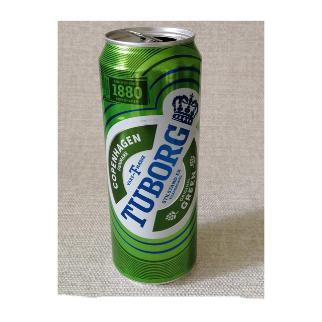 Tuborg Copenhagen Beer: Premium Lager, 4.6% ABV