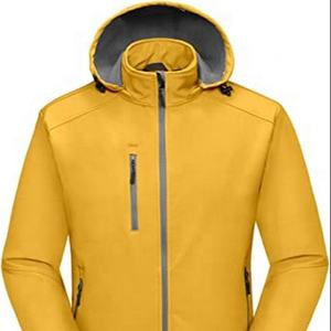 Veste Softshell avec capuche, veste imperméable, vestes doublées, randonnée en plein air - Product Image 4
