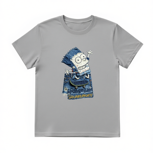 T-shirt Unisex 100% Cotone 210GSM Vestibilità Casual Oversize Stampa DTG Logo Frontale Abbigliamento Compresso - Product Image 2
