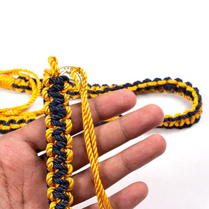 Adjustable Lanyard Knitted Lanyard Customized Corded Dress Lanyards Shoulder Cords and Ceremonial Uniform Accoutrements - Product Image 1