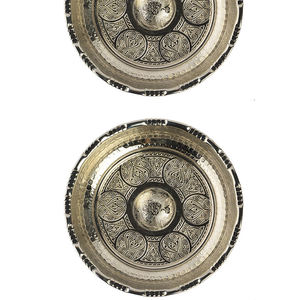 Cuenco de cobre y cromo con diseño oriental, cuenco de hammam disponible en grandes cantidades - Product Image 2