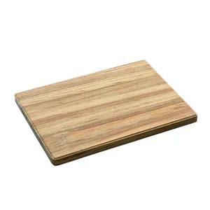 Tabla de cortar de madera rectangular de primera calidad con asa, bandeja de cocina duradera con logotipo personalizado - Product Image 3