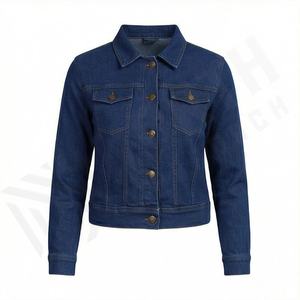 Chaquetas Vaqueras Cómodas Nuevas para Mujer, Ropa de Invierno, 100% Mezclilla, Chaquetas Vaqueras de Invierno para Mujer, Servicio OEM, Abrigo de Moda, Ropa Urbana - Product Image 1