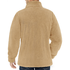 La mejor chaqueta polar forrada de tela cómoda para hombre Color y tamaño personalizados Nueva llegada Estilo de invierno transpirable - Product Image 4