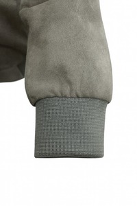 Chaqueta de Hombre de Gamuza de Cabra Gris, Estilo Motero, Inspirada en Celebridades, Chaqueta de Invierno Vintage, Transpirable, para un Estilo Clásico - Product Image 2