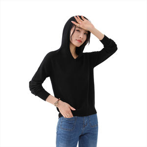 Sudadera con capucha de algodón 100% para hombre, sudadera informal, suéter de gama alta listo para usar, Tops de punto de otoño e invierno - Product Image 1