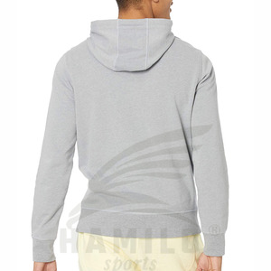 2024 <b>Top</b> <b>Men's</b> Pullover <b>Thermal</b> Hoodies Custom Color & Logo 100% Cotton Breathable Lined Solid Zipper 300g Winter - Product Image 3