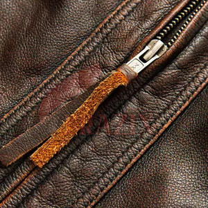 Nouvelle arrivée de veste en cuir tendance de haute qualité pour hommes Meilleur design Veste en cuir conçue pour l'hiver pour hommes - Product Image 6