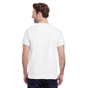 T-shirt à col rond en coton doux classique 100% coton noir - Product Image 4