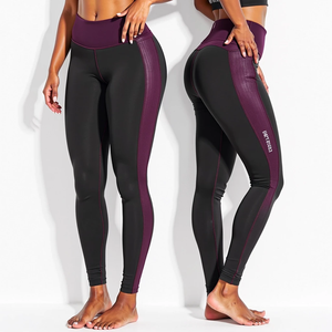Pantalones Jogger sin costuras de cintura alta para mujer, mallas de gimnasio de entrenamiento de Yoga de secado rápido con patrón impreso, ropa de Fitness para mujer - Product Image 4