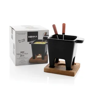 BOSKA Ensemble de fondue noir personnalisé pour tapas, avec double bain-marie - Product Image 5