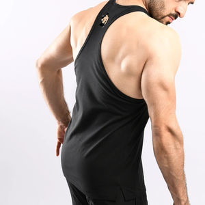 Haute qualité le plus demandé couleur unie hommes débardeur respirant tissu entraînement plaine Gym Fitness hommes débardeur 2024 - Product Image 4