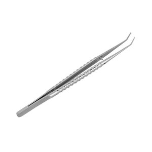 Pinzas Microquirúrgicas Profesionales con Punta Angulada F-LINE, Empuñadura Ergonómica Acanalada, Pinzas para Sujetar Tejidos, Instrumentos Quirúrgicos Hechos en Pakistán - Product Image 6