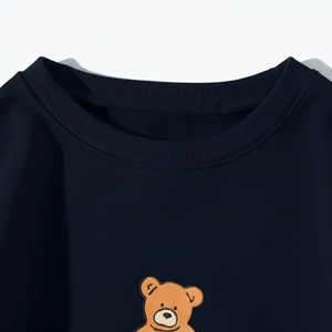 Sudaderas Casuales Azules para Mujer con Logotipo Personalizado, Sudaderas Cálidas de Invierno, Ropa de Calle Cómoda para Mujer, Prendas Exteriores - Product Image 4