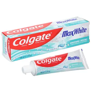 Colgate Maxwhite Crystal Mint Tandpasta 170G Whitening Formule Met Chemische Ingrediënten Voor Volwassen Thuisgebruik