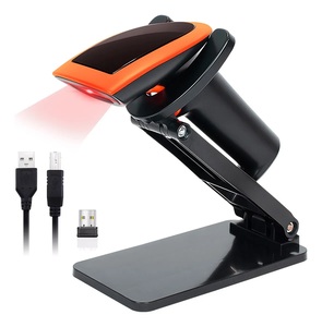 BWHS-25L New Arrival 2D 1D Wired Bar <strong>Code</strong> <strong>QR</strong> <strong>Code</strong> Scanner Reader <strong>Bluetooth</strong>+2.4G Wireless+ USB Interface With Stand Cradle - Product Image 1