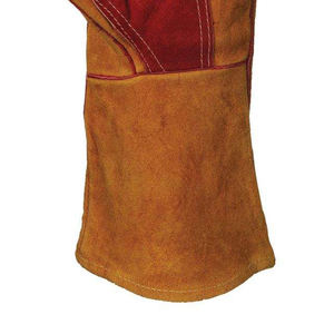 ถุงมือเชื่อมหนังหนาแบบสั่งทำถุงมือป้องกันงานกันลื่นระบายอากาศได้ดีฟังก์ชั่นป้องกันไฟ - Product Image 4