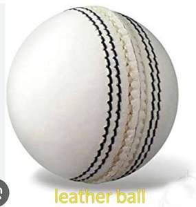 Balles en cuir de cricket international Hard Ball 156g blanc de qualité supérieure cousu à la main - Product Image 6