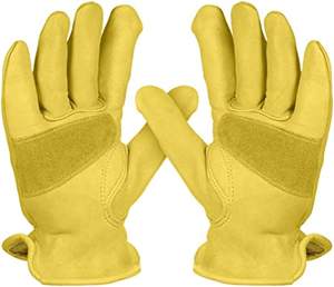 Guantes de trabajo de cuero de grano, guantes de trabajo hechos de cuero de calidad, el mejor ajuste - Product Image 5
