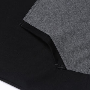 Sweat à capuche sans manches en coton mélangé pour hommes avec fermeture éclair Gilet d'entraînement personnalisé brodé de patchs de couleur unie Sweats à capuche sans manches - Product Image 6