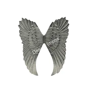 实心鹿角翅膀设计雕塑金属定制蝴蝶翅膀主题家居办公装饰雕塑热卖