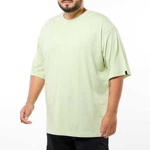 T-shirt pour homme à épaules tombantes, tendance, de qualité supérieure, logo/couleurs personnalisés, prix bas, OEM, nouvelle mode - Product Image 3