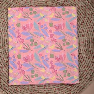ชุดสูทสีชมพูบริสุทธิ์พิมพ์ลายดอกไม้ผ้าคอตตอน dupatta (SHKS1135) ฟรีไซส์ - Product Image 2