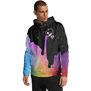 เสื้อฮู้ดแบบสวมหัวของผู้ชายไซส์ใหญ่พิเศษเสื้อสเวตเชิ้ตแนวสตรีทมีฮู้ดแบบธรรมดาพิมพ์โลโก้ตามสั่ง - Product Image 4