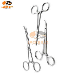 Pince Kelly hémostatique en acier inoxydable de haute qualité 5.5 "/6.5" outil de serrage chirurgical réutilisable ensemble d'instruments électriques manuels CE - Product Image 5