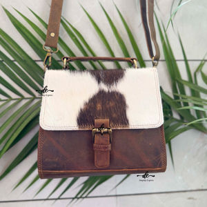 Bolso bandolera de cuero de piel de vaca con patrón occidental, recién llegado, bolso de mano con pelo oculto, gran oferta bohemio, Bolso multiusos para mujer - Product Image 1