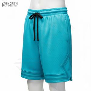 Shorts de sport en mesh avec logo personnalisé, shorts d'entraînement en gros, shorts d'entraînement personnalisés pour hommes, shorts de sport de fitness, shorts de sport en mesh de haute qualité - Product Image 3