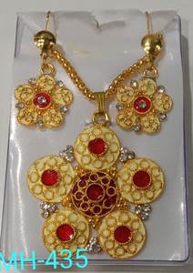 Handmade <b>African</b> Alloy Set Ethnic Statement <b>Necklace</b> Earrings Wholesale Artisan Crafted Lost Wax Casting Women's Punk Gift - Product Image 2