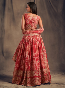 高需求节日准备设计师Lehenga Choli非常适合印度出售的庆祝活动和招待会 - Product Image 5