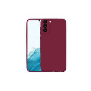 Étui en silicone liquide de qualité supérieure de la série ATA Mara pour Samsung Galaxy S22 Plus, violet foncé - Housse de téléphone portable en silicone souple de haute qualité - Product Image 1