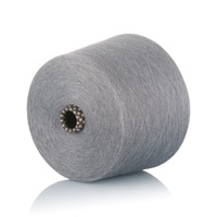 Vente en gros de fil de filature à anneaux en polyester recyclé 21S filé pour chaussettes tricot tissage