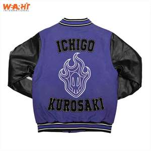 Alta calidad Chenille bordado hombres Universidad personalizado béisbol bombardero Letterman lana Varsity chaqueta - Product Image 3