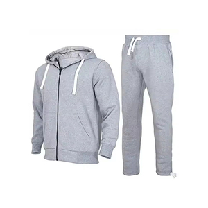 Survêtement pour homme avec logo personnalisé Survêtement pour homme double couche 100% coton - Product Image 1