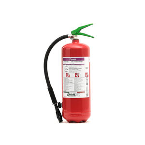 Extincteur à poudre sèche EMME ANTINCENDIO de haute qualité, 6 litres, Green Wave, en aluminium, fabriqué en Italie, modèle 22066-700 EN 3/EN 1866 - Product Image 1