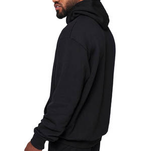 เสื้อฮู้ดดี้ผ้าเฟรนช์เทอร์รี่คุณภาพสูง 340 กรัม ทรงปกติ ผ้าฟลีซ โพลีเอสเตอร์/คอตตอน ยูนิเซ็กส์ ระบายอากาศได้ดี สำหรับผู้ชาย - Product Image 5