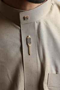 Nouvelle conception 2024, thobe et abaya en coton pour hommes, respirant, léger, anti-froissement, long kaftan - Product Image 3