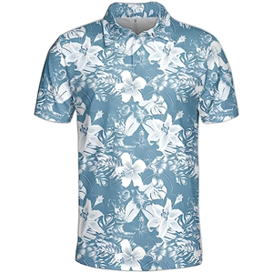 เสื้อโปโลแขนสั้นสำหรับผู้ชายพิมพ์ลายพิมพ์ซับลิเมชันกอล์ฟน้ำหนักเบาออกแบบได้ตามต้องการเสื้อผ้าผู้ชายผลิตในเวียดนาม - Product Image 1