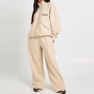 Chándal Deportivo Personalizable con Logotipo para Mujer, con Cierre de Cremallera, Tejido Cómodo, Ropa Casual, Chándal 2026 - Product Image 1