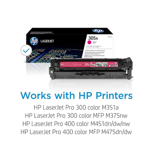 Cartucho de Tóner Magenta HP 305A Original para LaserJet (CE413A) - Cartucho de Impresora Compatible - Product Image 4