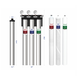 Solution de nettoyage de l'eau, inhibiteur de calcaire, filtre facile à remplacer par torsion manuelle, meilleur filtre mural pour une eau impeccable - Product Image 5