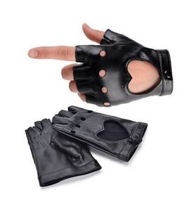 ถุงมือขี่จักรยานแบบนิ้วสั้นระบายอากาศได้ดีถุงมือหนังแพะแบบปักครึ่งนิ้วสำหรับข้ออักเสบ - Product Image 2