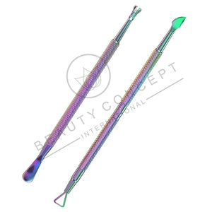 Pousse-ongles à cuticules en acier inoxydable pour enlever les peaux sèches sur mesure par Beauty Concept Eco-Friendly - Product Image 1