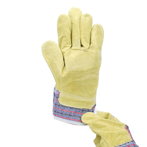 ถุงมืองานเชื่อมถุงมือหนังปลอดภัยและกันการเจาะกันไฟและทนอุณหภูมิสูง - Product Image 4