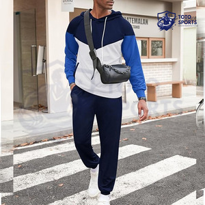 Ensemble de survêtement homme respirant, confortable, léger, coupe ajustée, avec logo personnalisé, style streetwear, nouvelle collection, meilleur fournisseur - Product Image 3