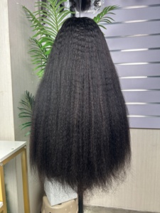 วิกผมหน้าผากแบบลูกไม้ 13*4 แบบหยิกฟู ความหนาแน่นสูง ทำจากผมมนุษย์แท้ 100% - Product Image 1